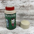 The Munsters Metal Lunchbox Thermos  2835 With Cup   Cap Vintage  1965  Kayro-vu