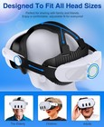 Head Strap For Meta Quest 2 3s quest 3 Adjustable Vr Headset Strap Accessories