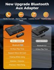 Arsvita 5 1 Bluetooth Cassette Adapter  Car Audio Bluetooth Cassette Receiver  C