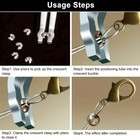 Jewelry Making Pliers - Crescent Clasp Closing Tool For Beading   Jewelry Crafts