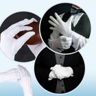 White Gloves Men Marching Band Gloves Mens Bulk Uniform Gloves Men     Fast Ship