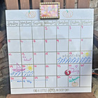 Happy Everything  Coton Colors - Magnetic Dry Erase 18in Wall Calendar - New Nib