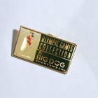 1996 Atlanta Olympic Games Big Dog Sportswear Lapel Hat Pin Green Gold Tone