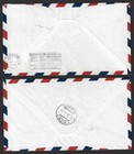 Austria 1946 Ffc First Flight Covers Vienna To Brussels  Belgium   Return  2 