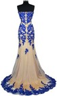 Women s Long Embroidery Lace Evening Formal Pageant Prom Ball Gown Dress