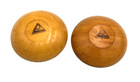 Vtg Parrish Round Wood Bowls Set Of 2 Rustic Primitive 5 75    D Farmhouse Usa
