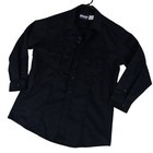 Blauer Long Sleeve Supershirt Men s Xl Regular Dark Navy Blue Zip Front Uniform