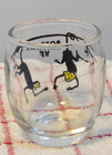 Vintage Shot Glass-2 Monkeys  bottoms Up 