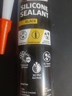 2 Xfasten Silicone Sealant Waterproof Black Cartridge 10 1 Oz Caulk All Weather 
