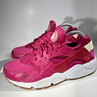 Nike Air Huarache Run Womens Size 9 5 Running Shoes Sneaker Pink Jogging Walking