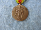 Wwi Us Victory Medal Complete Pin Back Army Navy Marines Air Service Ww1