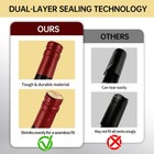 Sissatthai 60pcs Wine Bottle Sealer For Cruise  Bottle Resealer Stopper Kit