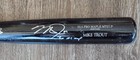 Mike Trout Old Hickory Game Used Bat Signed   W inscription Los Angeles Angels 
