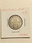 1919 Canada Newfoundland Twenty-five Cents Coin