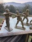 Vintage Tim Mee Toy Soldiers Lot 12 2 5    Plastic Army Men Wwii Style