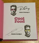 Signed Robert Downey Jr Cool Food Iron Man Book Beautiful Full Signature 