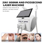 2 In 1 808nm Diode Laser Hair Removal   Picosecond Laser Tattoo Removal Machine