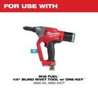 Milwaukee M18 Fuel 1 4inch Blind Rivet Tool One Key Retention Nose Piece 4pk