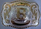 New Initial   B    Rodeo Big Cowboy Western Belt Buckle