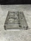 Antique Victor Double Ink Well Stand 2 Pen Rest 