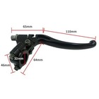 7 8  22mm Left Right Handle Bar Brake Clutch Lever Perch For Honda Cr100 Cr250