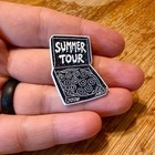 Phish Summer Tour 2026 Soft Enamel Pin Melty Pizza On White Metal - Run Of 44