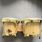 Lp Caliente Bongo Drum Set 2-piece Wood Shells With Gold Metal Hardware