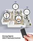 Remote Control Outlet Plug Switch  Buckle Design   Removable Wireless