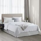 16  Drop Luxury Bed Skirt Solid Microfiber Pleated Premium Tailored Dust Ruffle