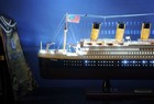 Titanic Painted With Lights Ship Model Wooden Handicraft Fully Assembled