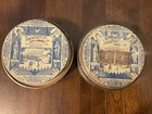 2 Antique Vintage Stein Face Powder Theatrical Theater Makeup Tin Box N Y Ad 