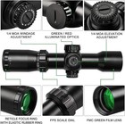 Professional Crossbow Scope  300-450fps1 5-5x32  20-100 Yards High Brightness   