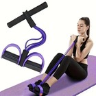 Multi-functional Yoga Pull Rope  Arms  Legs  Waist  Abs  6-tube Resistance Band