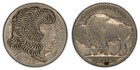 1929 5c Hobo Buffalo Nickel - Intricate Wavy Haired Lady - John Dorusa - B1170
