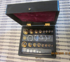 Bristol-myers Boxed Weight Set W Troy Gram Apothecary Scale 20th C