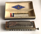 Hohner  the Chromonica  Chromatic Harmonica Key C 10 Hole Germany With Orig Box