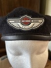 100th Anniversary 2003 Harley Davidson Wool Beret Hat Logo Motorcycle  Large