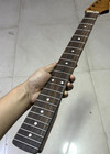 Aaa Roasted Flame Maple 22 Fret Rosewood Electric Guitar Neck Replace Gloss