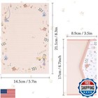 27 Pcs Stationary Writing Paper With Envelopes Set Cute Vintage Floral Letter