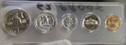 1962 Us Silver Proof Set Nice Coins Clear Case  