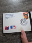 Hank Aaron 531st Hr Official Gold Stamp Presentation Ssca Mlb Hall Of