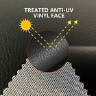 Black Synthetic Leather Fabric Durability Leatherette Soft Interfacing Materials