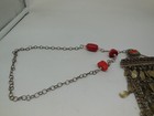 B5 Vtg Afghan Kuchi Tribal Pendant Jingling Accents Unique Jewelry With Coral