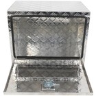 24 x 17 x18  Aluminum Storage Tool Box For Truck Garage Home Office W 2x Chain