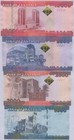 Tanzania Set 4 Unc 1000 2000 5000 10000 Shillings Nd 2020 P 41 42 43 44 