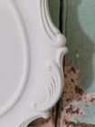 Ceramic Plate Platter Unpainted You Paint Scroll 11x9 Atlantic Mold 