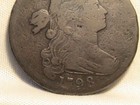 1798 Draped Bust Large Cent Style 2 Hair S-187 R1