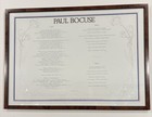1976 Original Menu From Paul Bocuse 3 Michelin Stars Since 1965