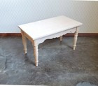 Dollhouse Miniature Kitchen Or Dining Room Table Unpainted 1 12 Scale Furniture