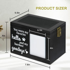 Pet Memorial Urns For Dog Or Cat Ashes  Wooden Funeral Cremation Urns With Photo